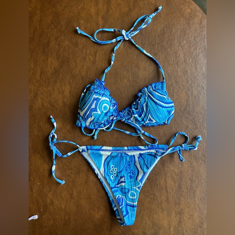 Blue Swirl Bikini